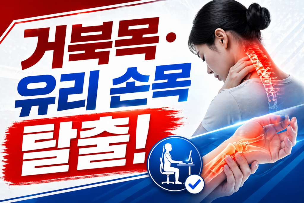 거북목·유리 손목에서 벗어나는 방법: 통증 완화와 교정을 위한 완벽 가이드 썸네일
