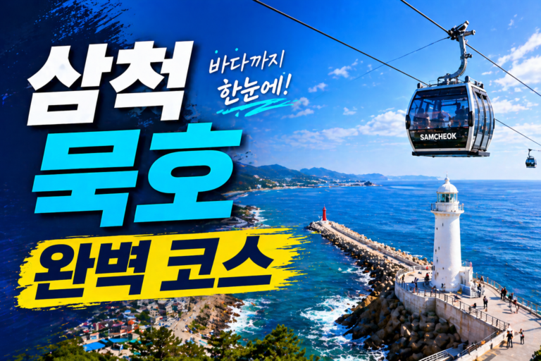삼척 묵호 여행 코스 완벽 정리! 인생샷 명소부터 현지인 맛집까지